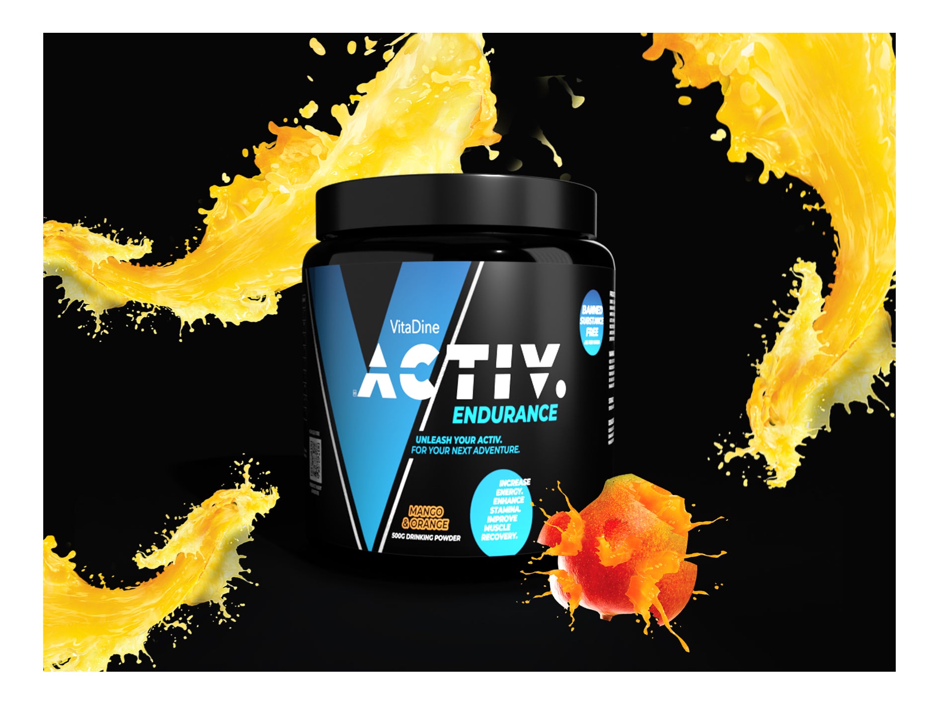 VitaDine ACTIV. Endurance Mango & Orange Splash