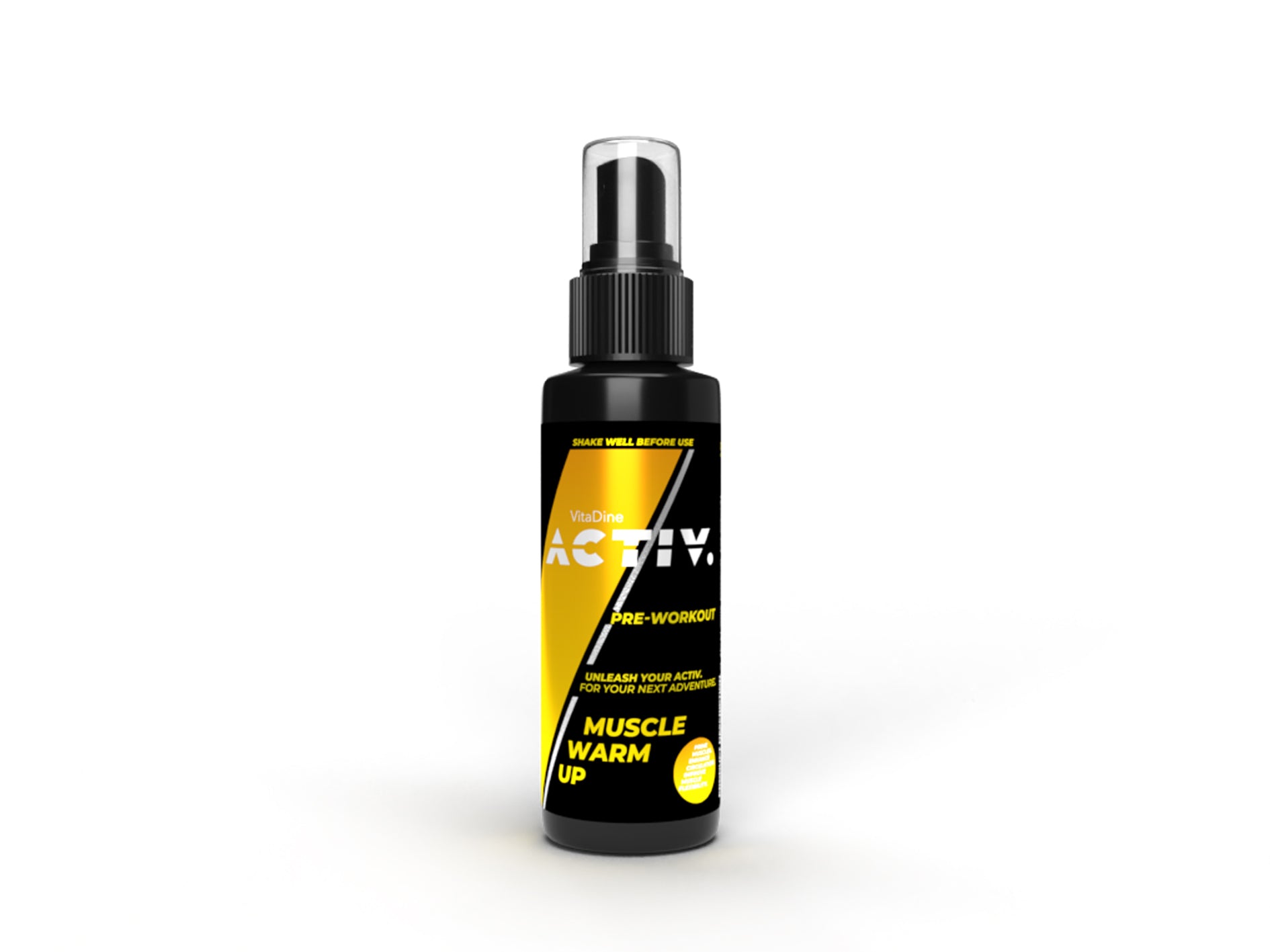 VitaDine ACTIV. Pre-Workout Muscle warm-up spray